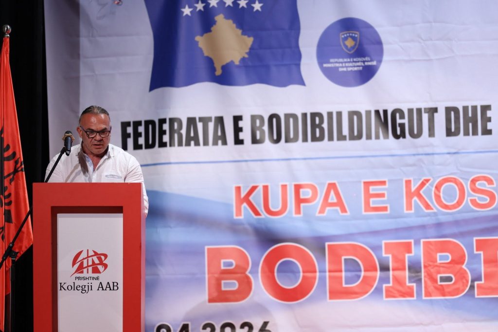 A speech at the opening of the 2026 Kosovo Cup in Bodybuilding and Fitness.